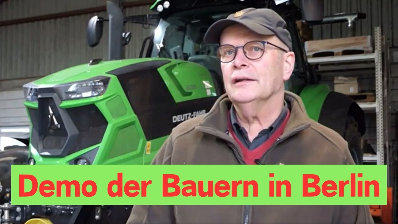 Demo der Bauern in Berlin