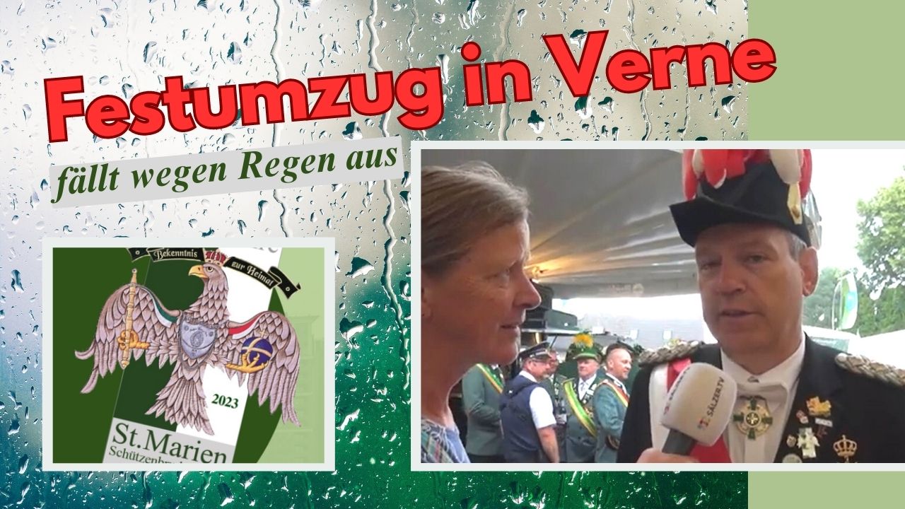 Festumzug in Verne – fällt wegen Regen aus