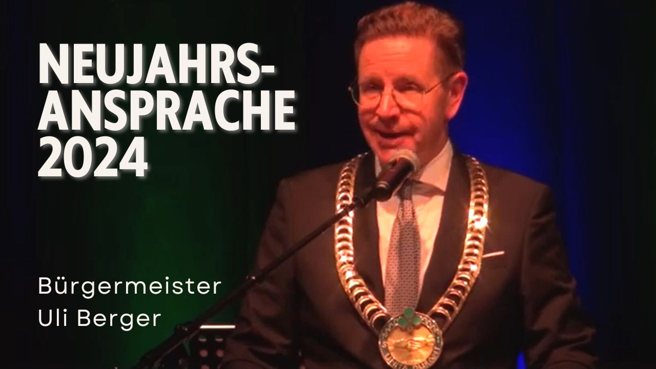 Neujahrsansprache 2024 Bürgermeister Uli Berger