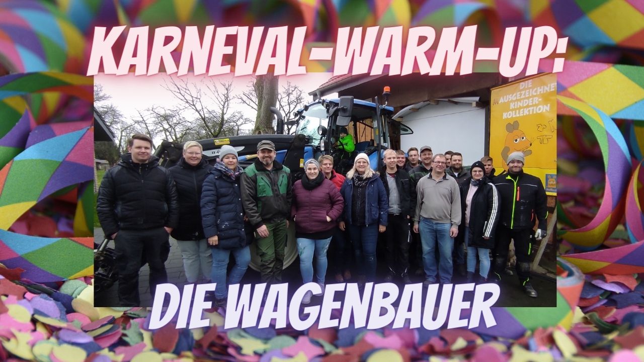 Karneval-Warm-up: Die Wagenbauer