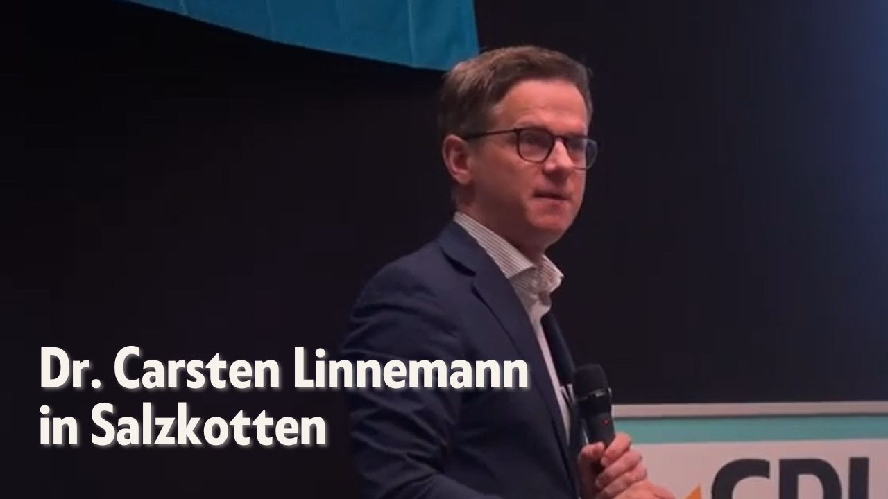 Dr. Carsten Linnemann in Salzkotten