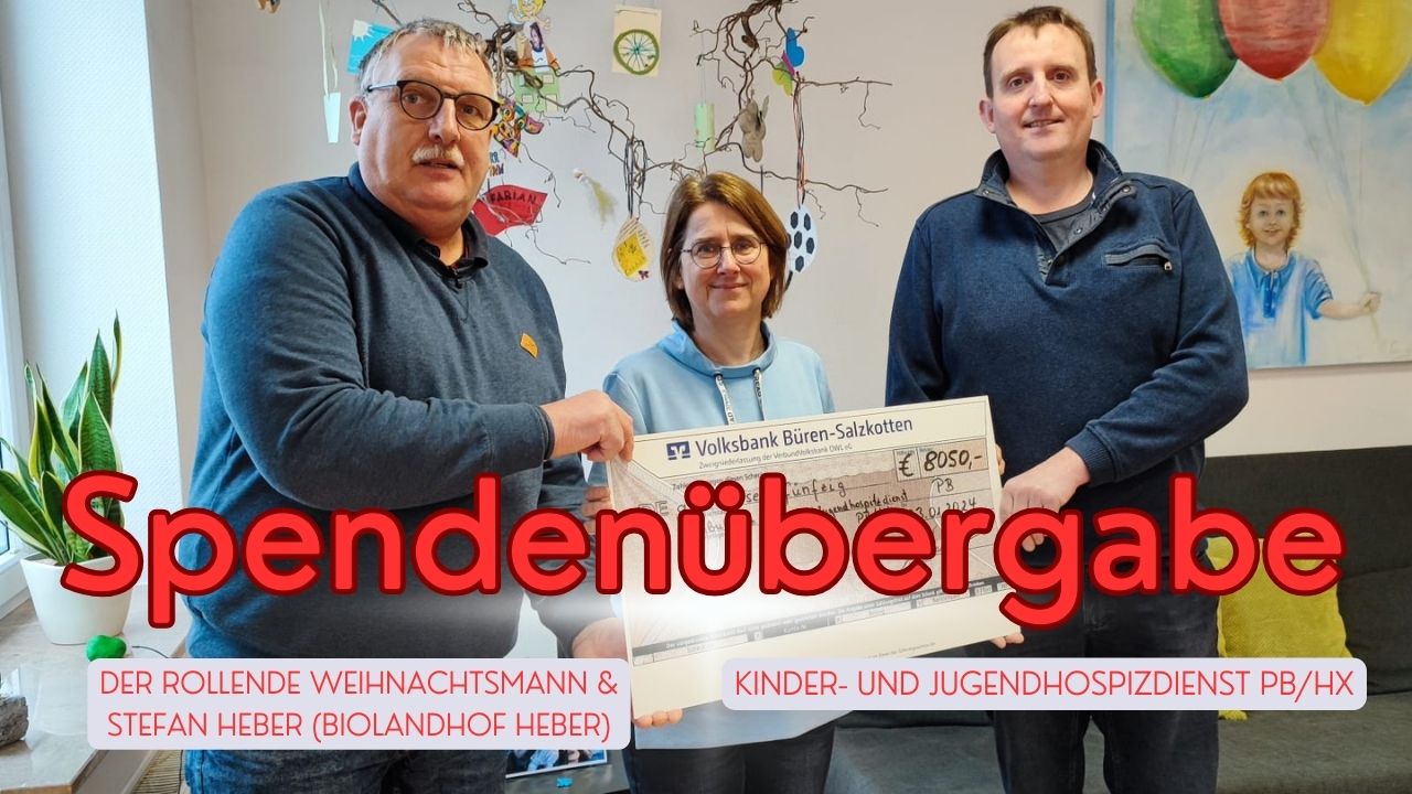 Spendenübergabe