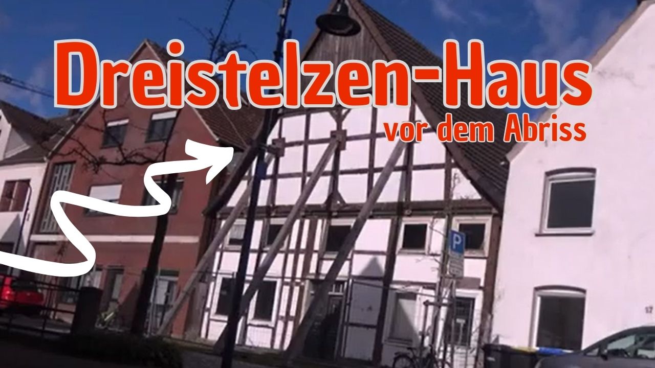 Dreistelzenhaus vor dem Abriss