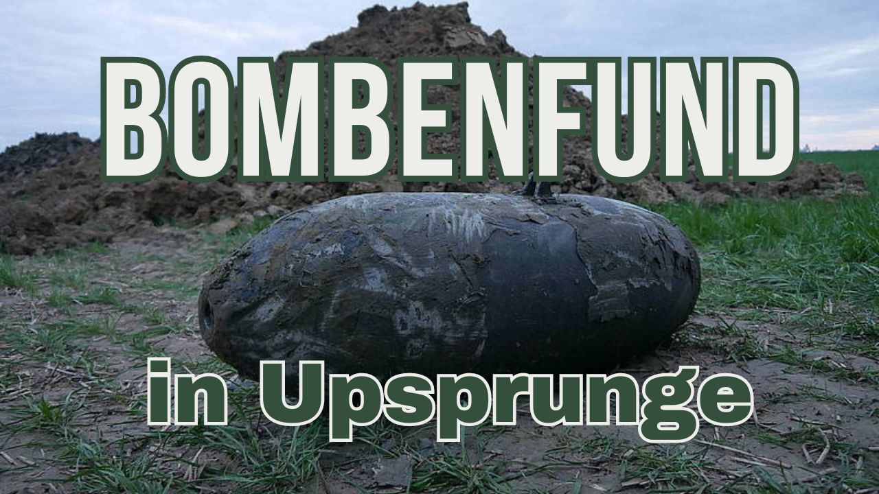 Bombenfund in Upsprunge