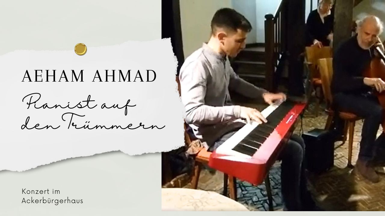 Pianist auf den Trümmern