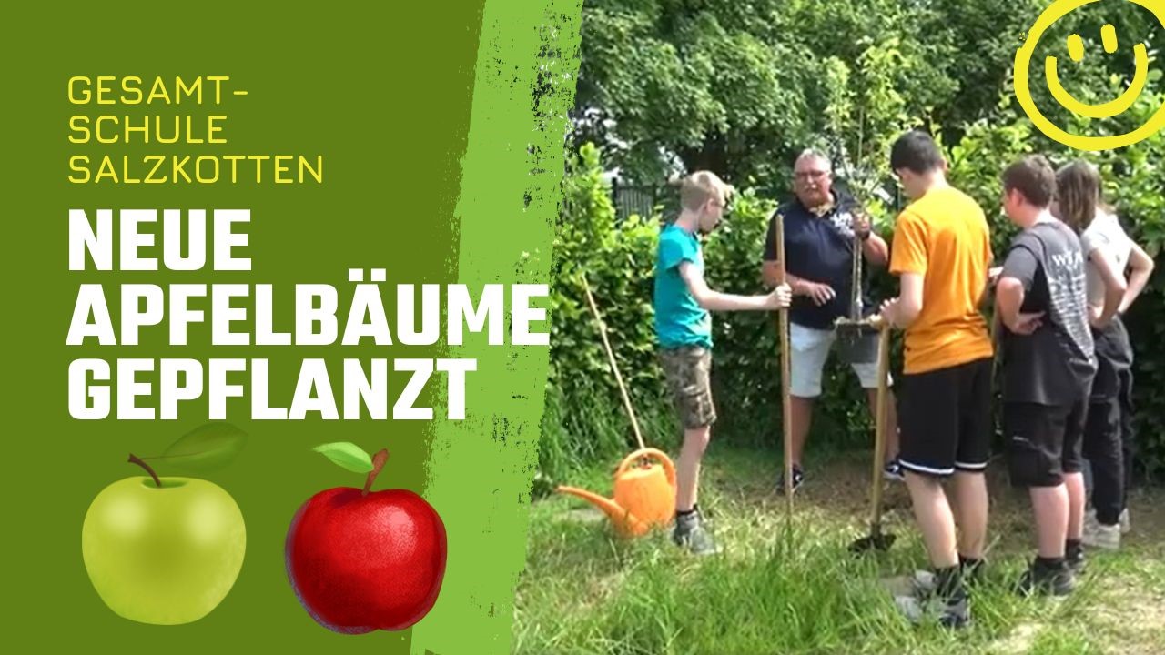 Neue Apfelbäume gepflanzt