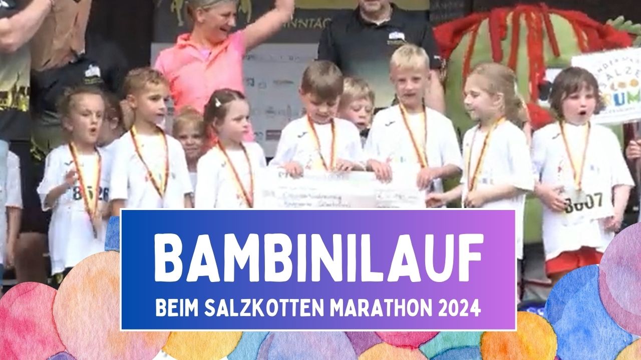 Bambinilauf beim Salzkotten Marathon