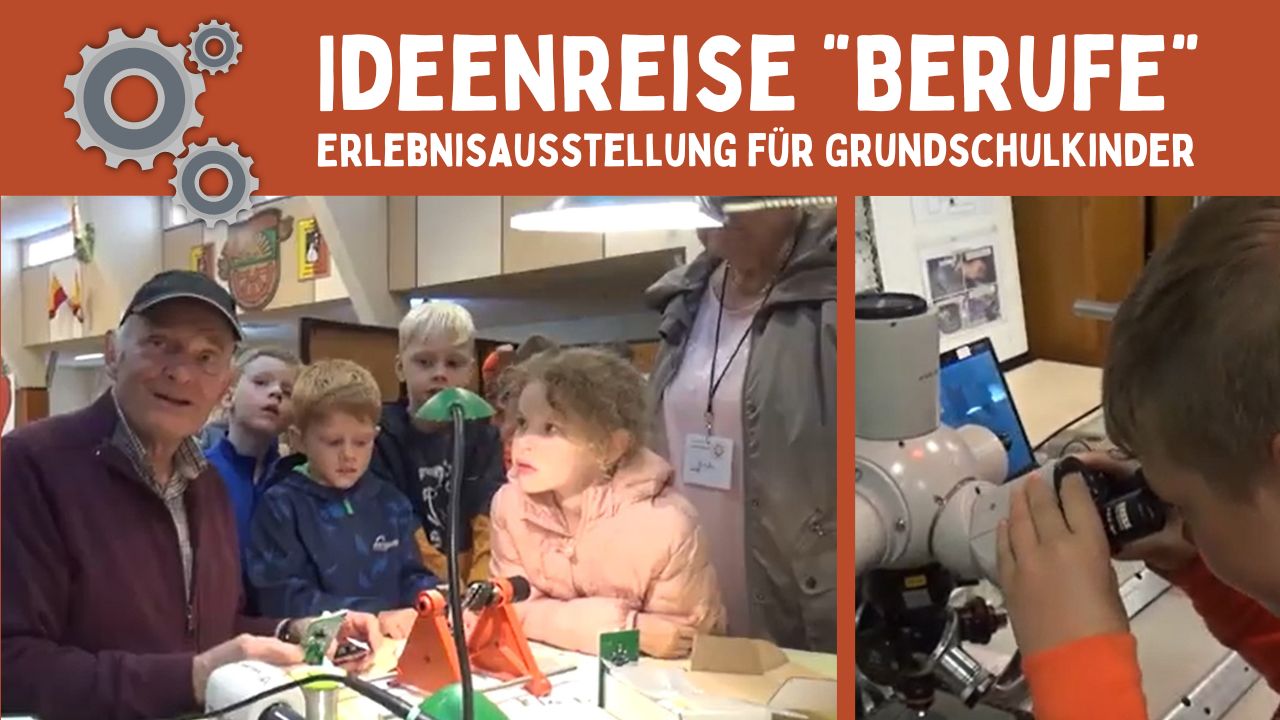 Ideenreise Berufe – Erlebnisausstellung für Grundschulkinder