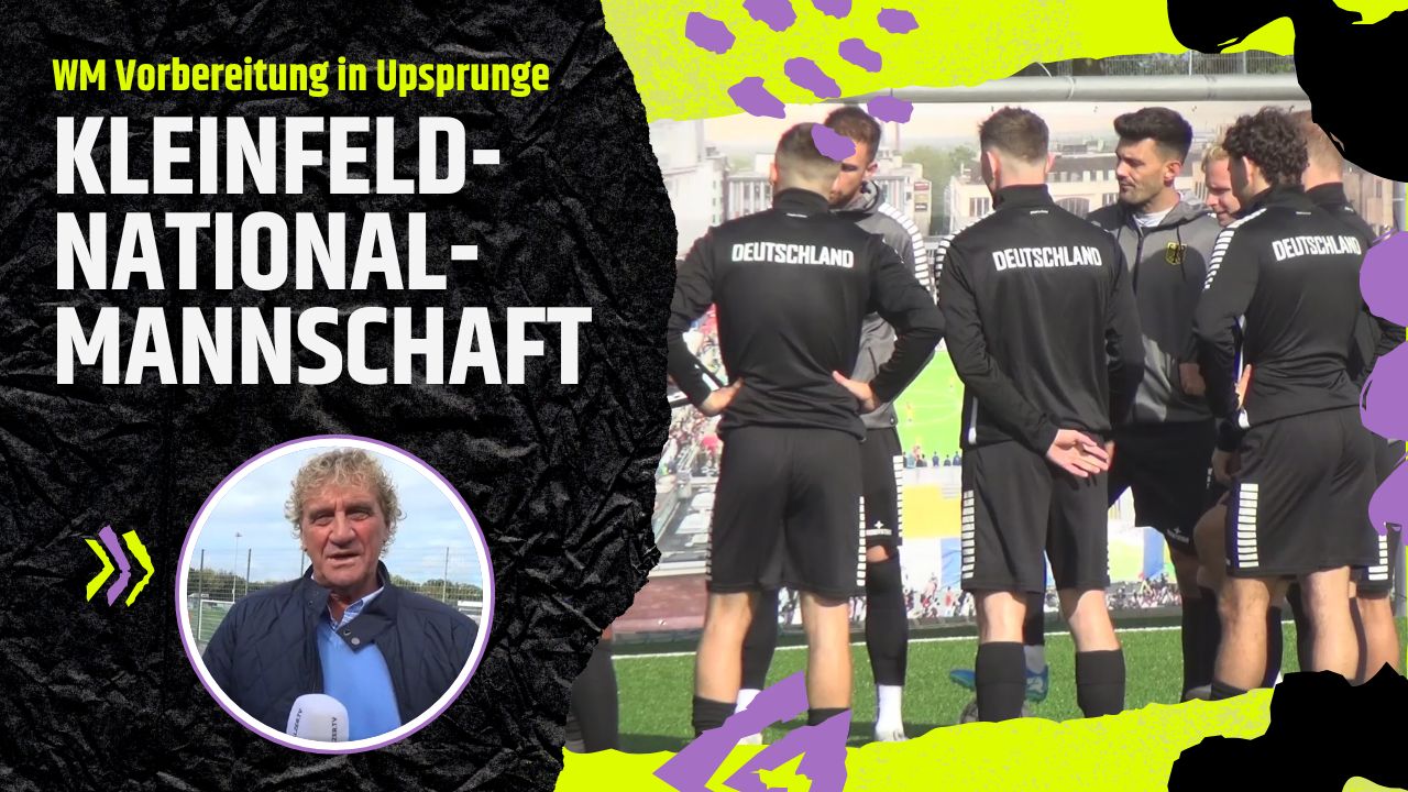Kleinfeld-Nationalmannschaft in der WM Vorbereitung