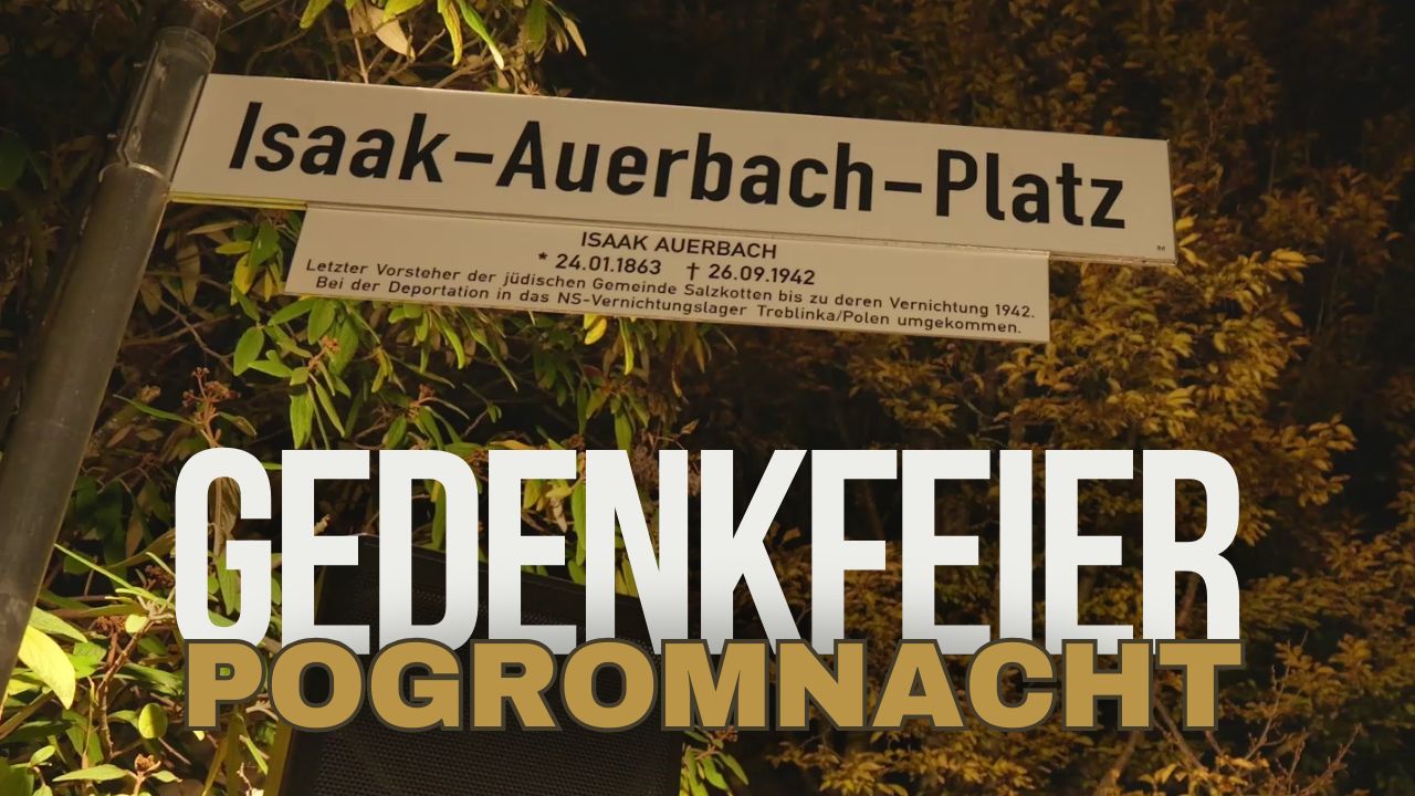 Gedenkfeier an die Pogromnacht