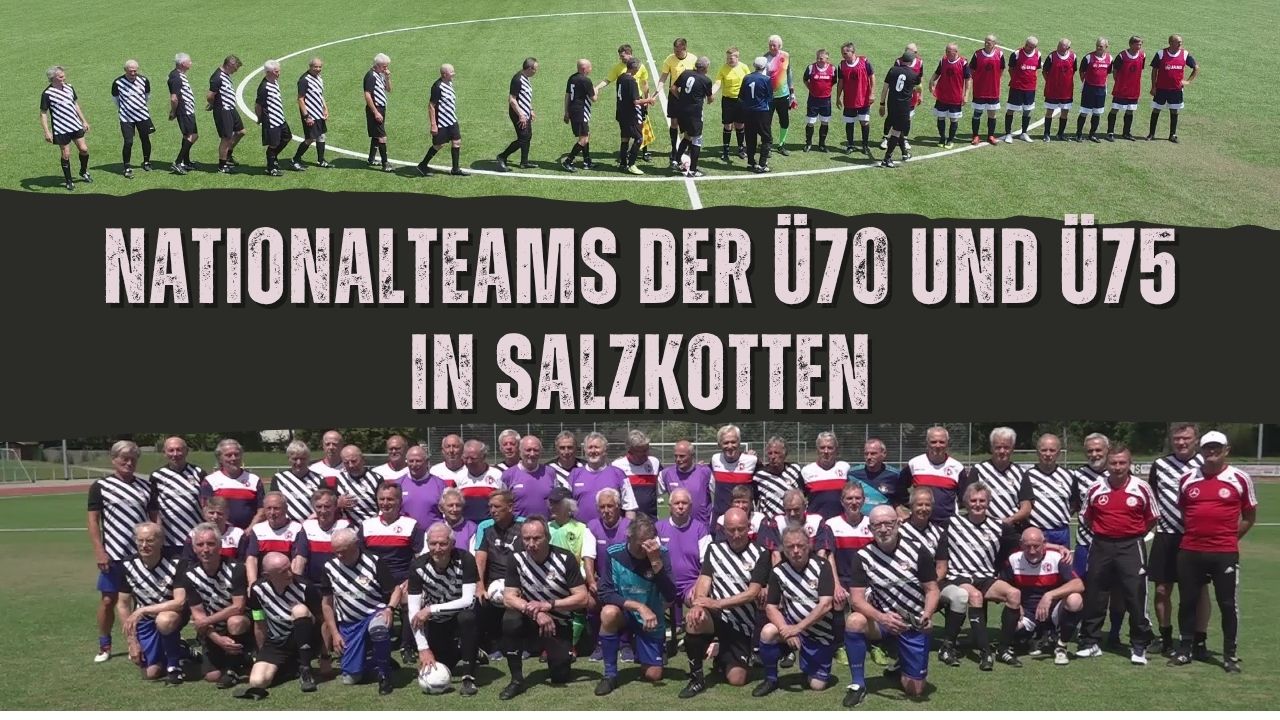 Nationalteams der Ü70 und Ü75 in Salzkotten