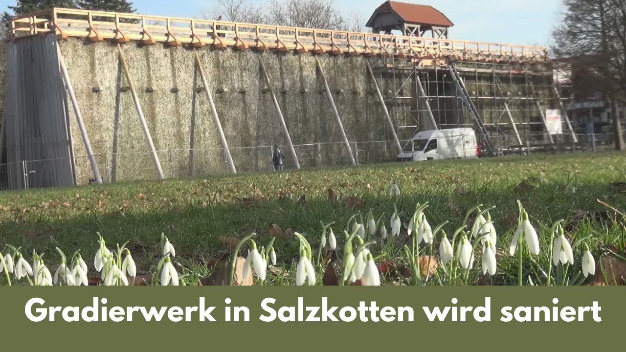 Gradierwerk in Salzkotten wird saniert