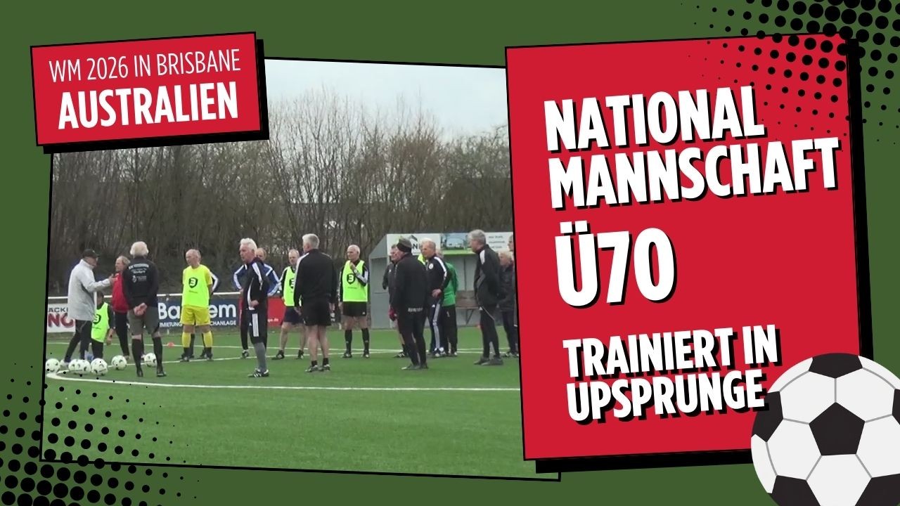 Nationalmannschaft Ü70 trainiert in Upsprunge