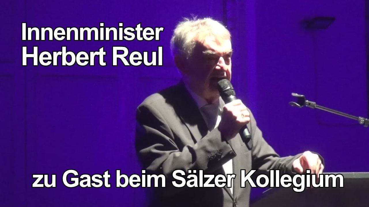 Innenminister Herbert Reul zu Gast beim Sälzer Kollegium