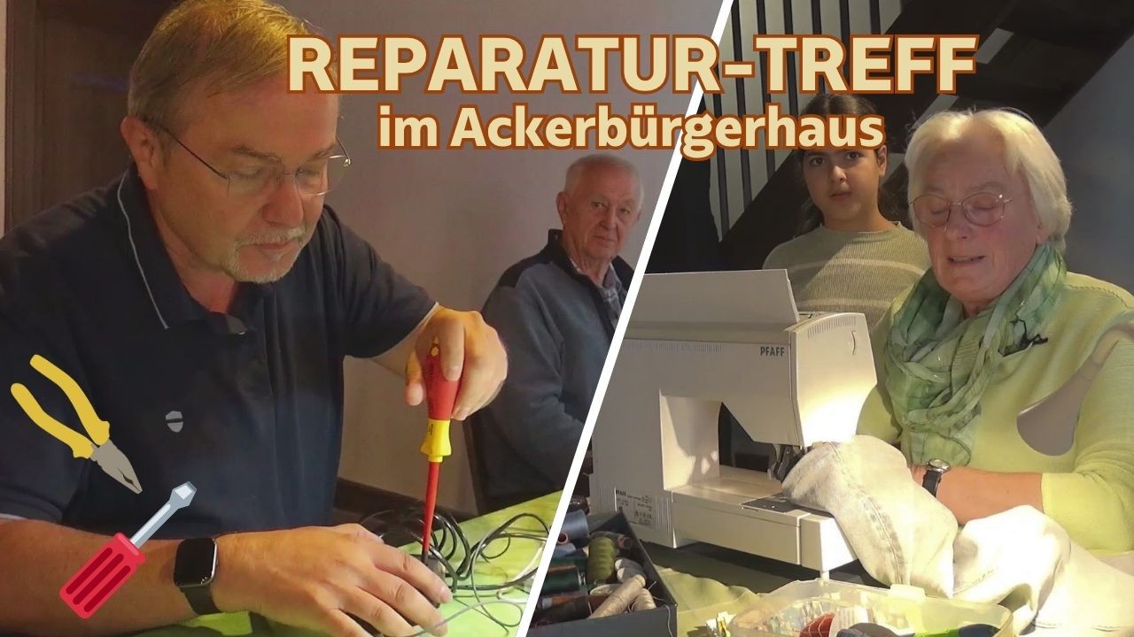 Reparatur-Treff im Ackerbürgerhaus