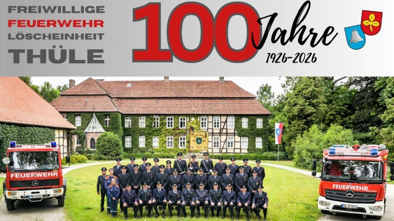 100 Jahre Feuerwehr Thüle