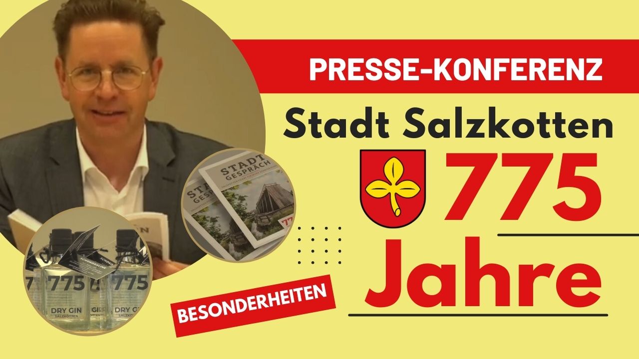 775 Jahre Stadt Salzkotten: Die Besonderheiten – Pressekonferenz