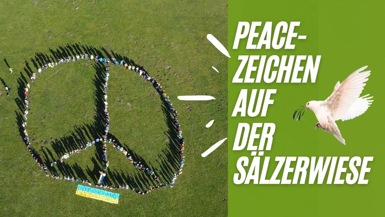 Friedenszeichen auf der Sälzerwiese