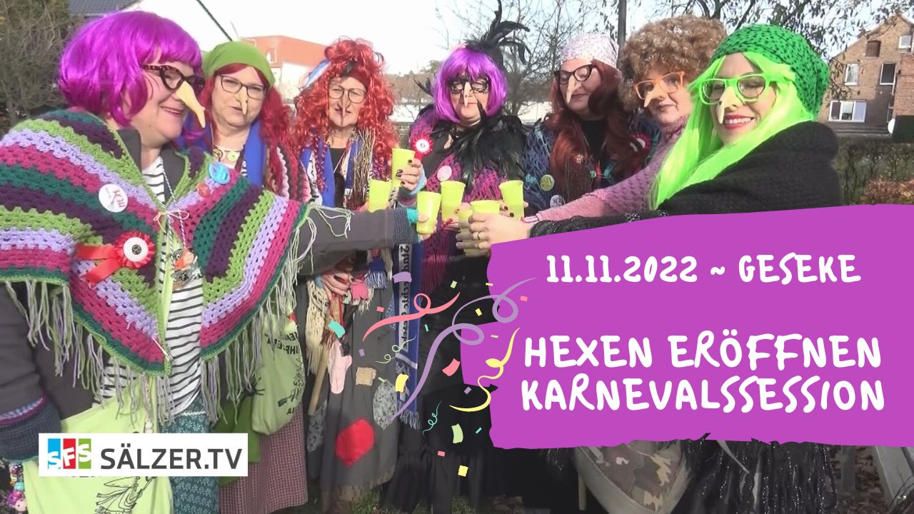 Hexen eröffnen Karnevalssession