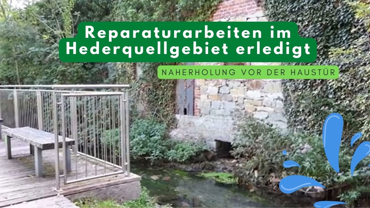 Reparaturarbeiten im Hederquellgebiet erledigt