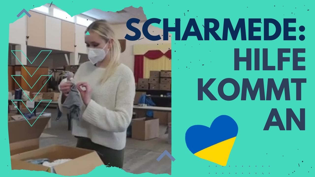 Scharmeder Hilfe kommt an