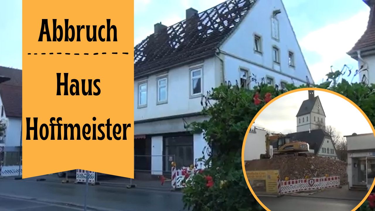 Abbruch Haus Hoffmeister