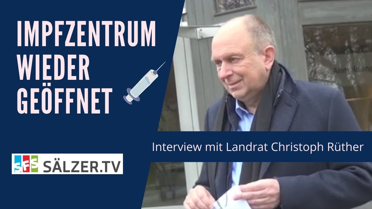 Impfzentrum in Salzkotten öffnet wieder – Interview mit Landrat Christoph Rüther