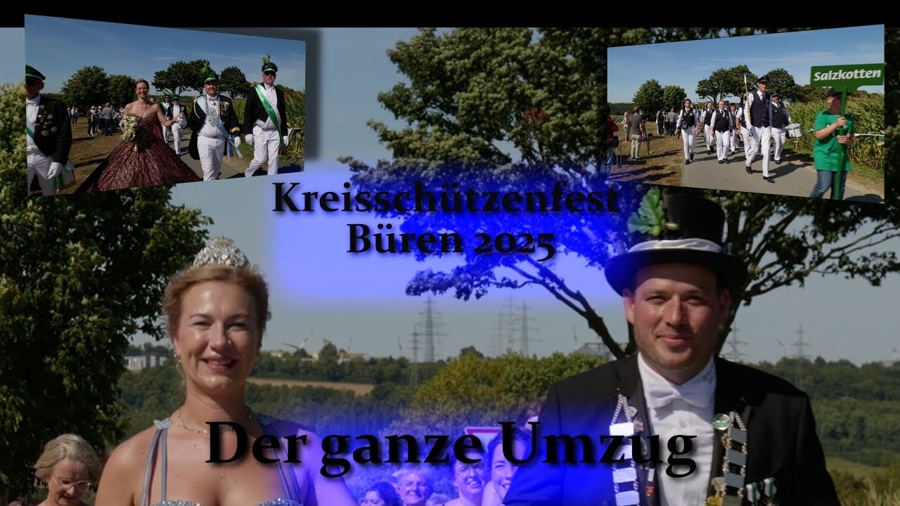 Kreisschützenfest 2025 Büren – Der ganze Umzug