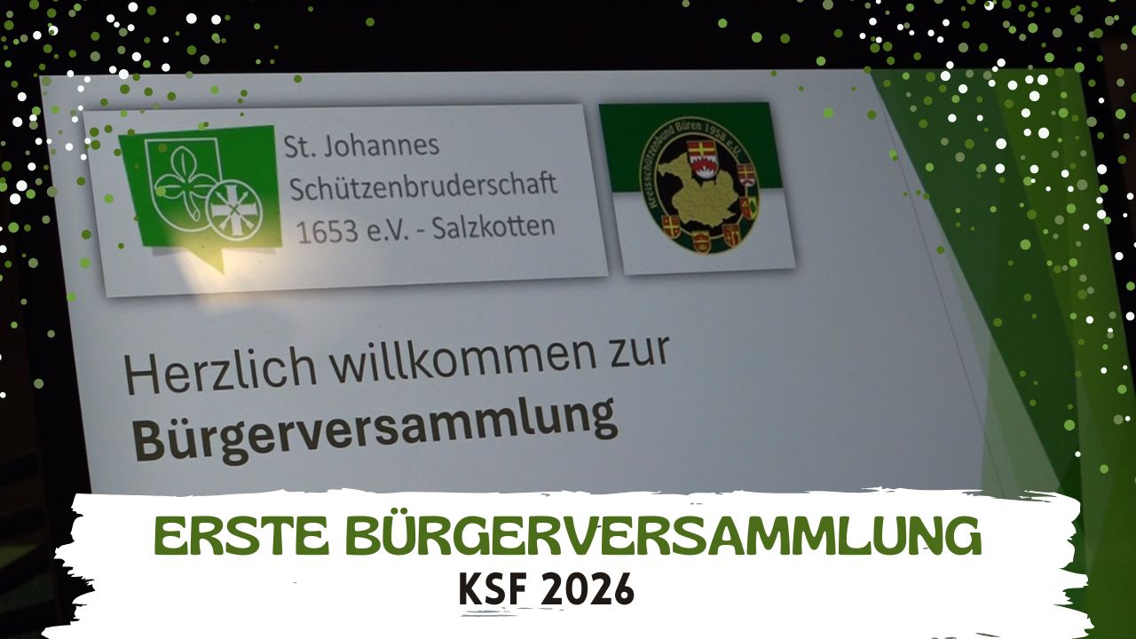 Erste Bürgerversammlung zum KSF 2026