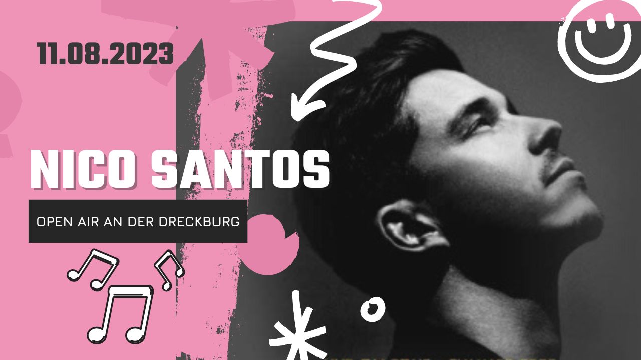 Nico Santos kommt 2023 an die Dreckburg