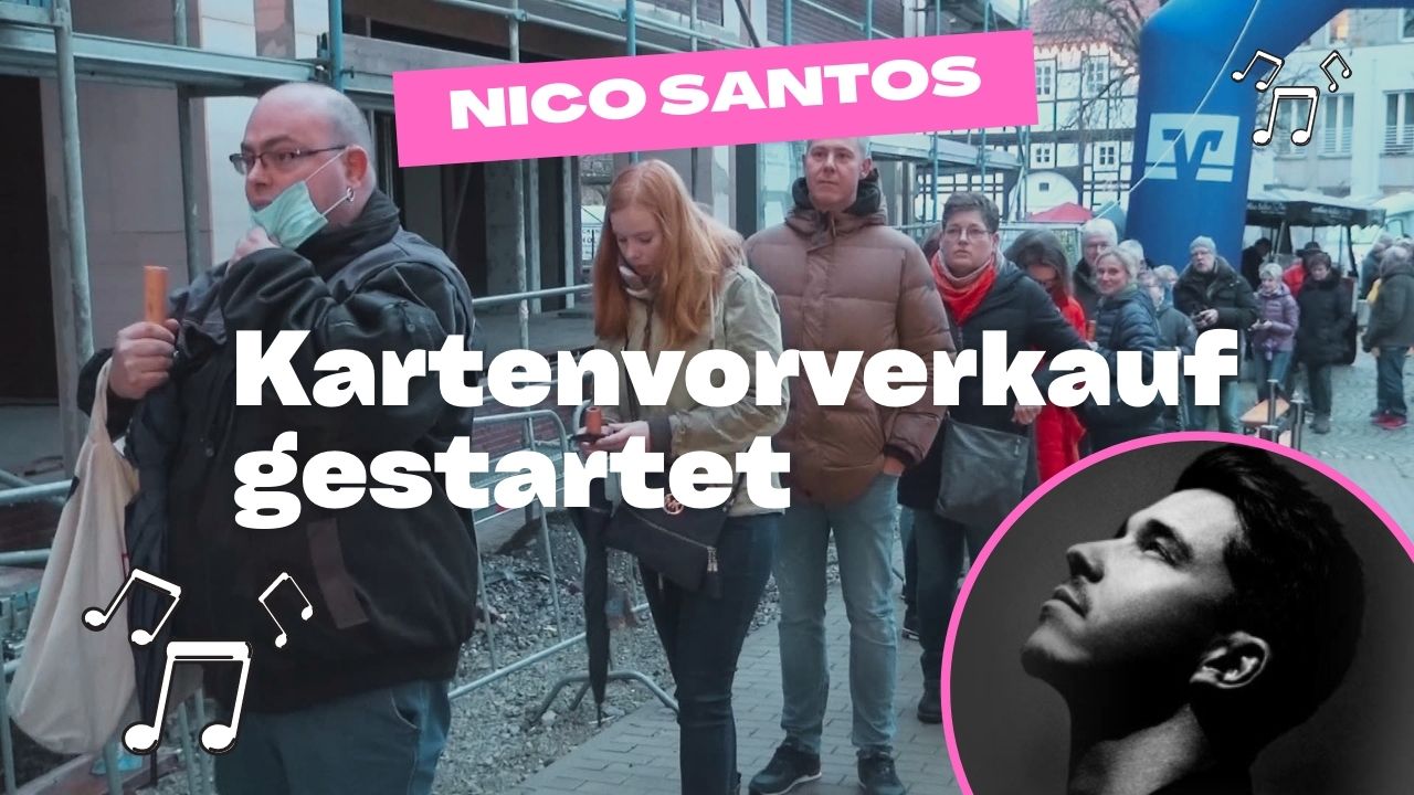 Kartenvorverkauf für Nico Santos gestartet