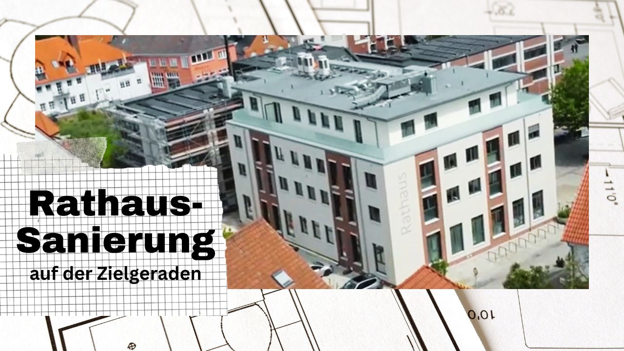 Rathaussanierung auf der Zielgrade