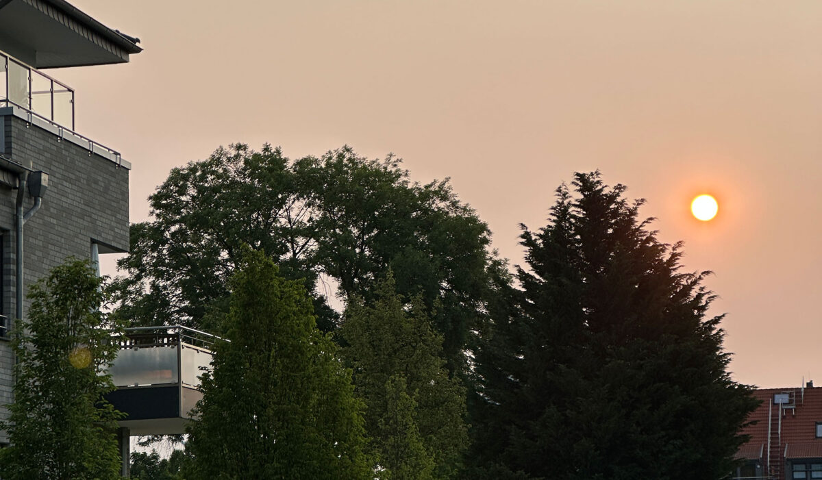 Sonnenaufgang über Salzkotten