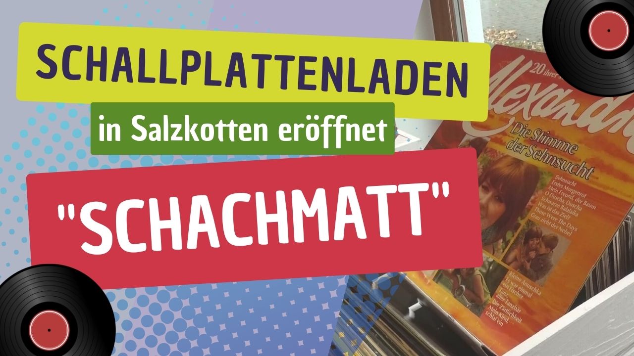 Schallplattengeschäft „Schachmatt“ in Salzkotten eröffnet