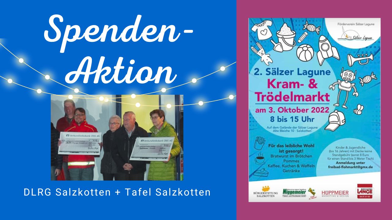 Spendenaktion vom Kram- und Trödelmarkt
