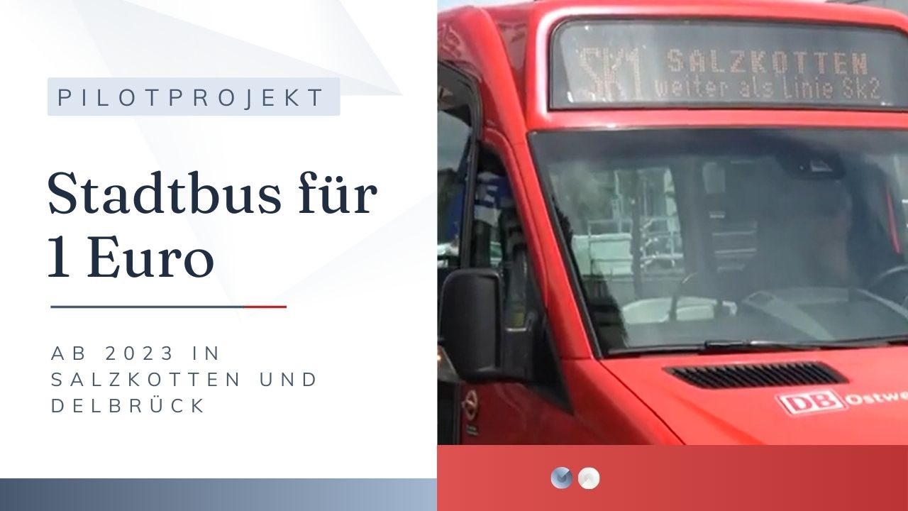 Pilotprojekt: Der Stadtbus für 1 Euro