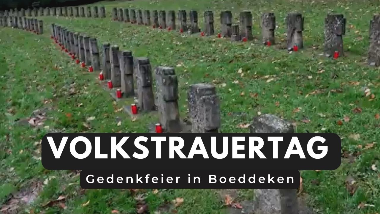 Volkstrauertag – Gedenkfeier in Böddeken