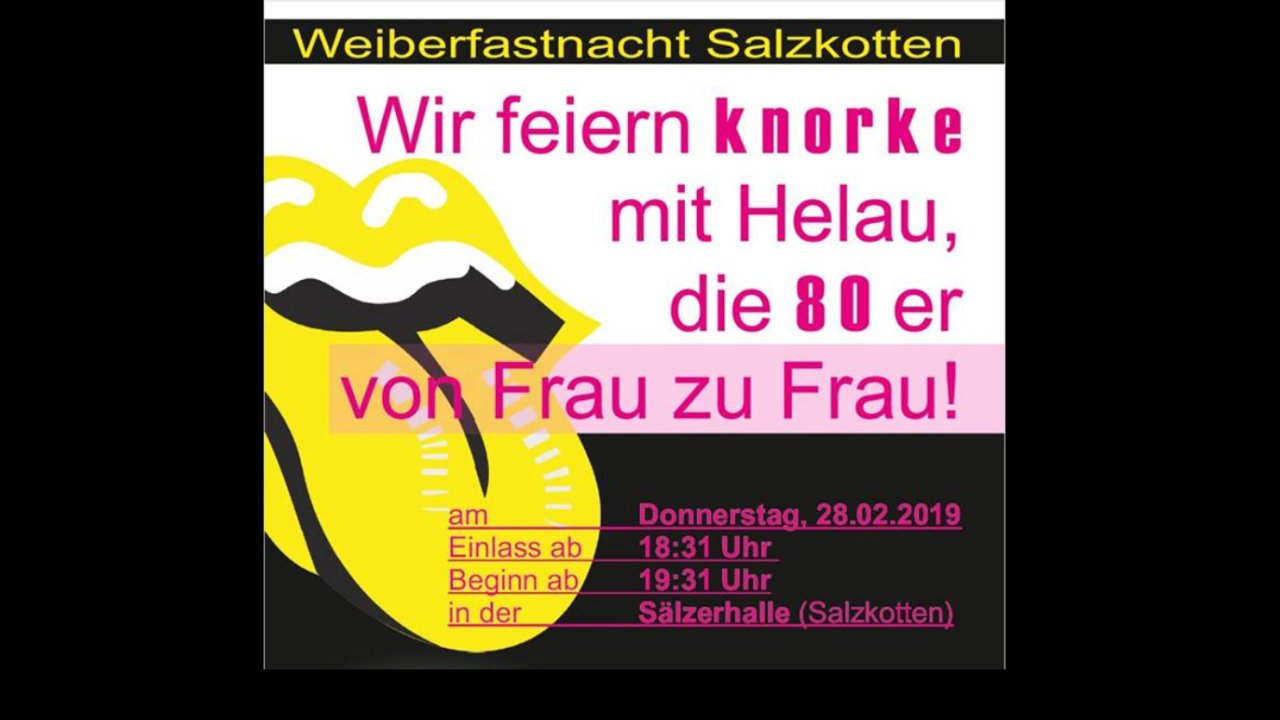 Zeitreise in die 80er: Kartenvorverkauf für Frauenkarneval