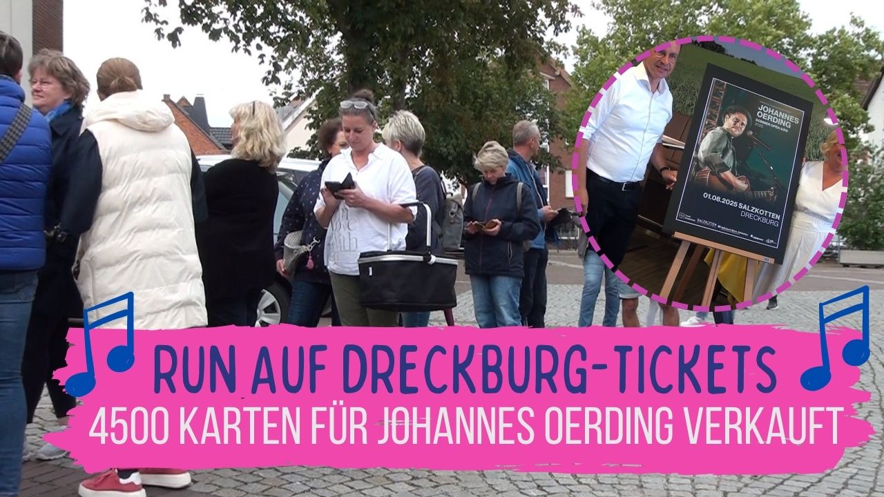 Run auf Tickets – Oerding fast ausverkauft