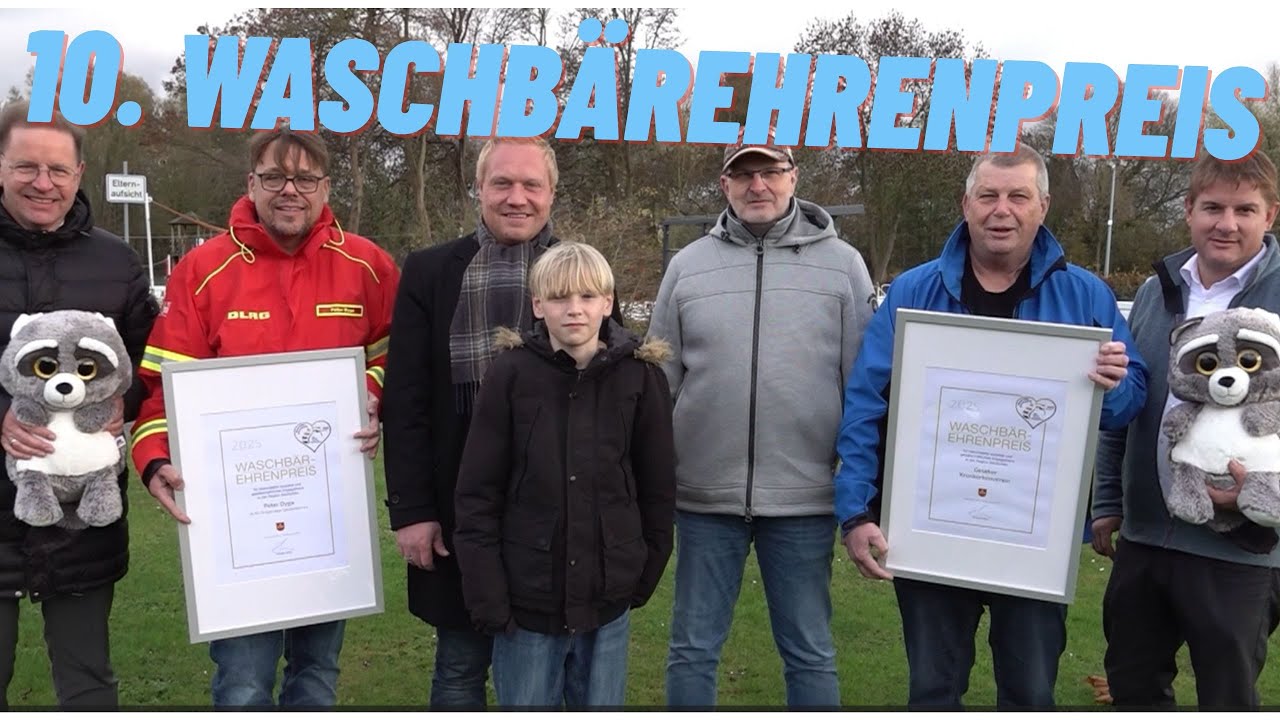 Waschbärehrenpreis 2025