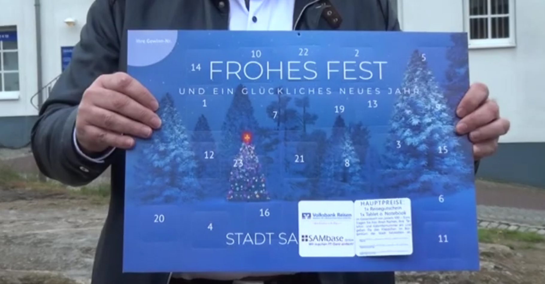 Adventskalender mit warmem Geldregen