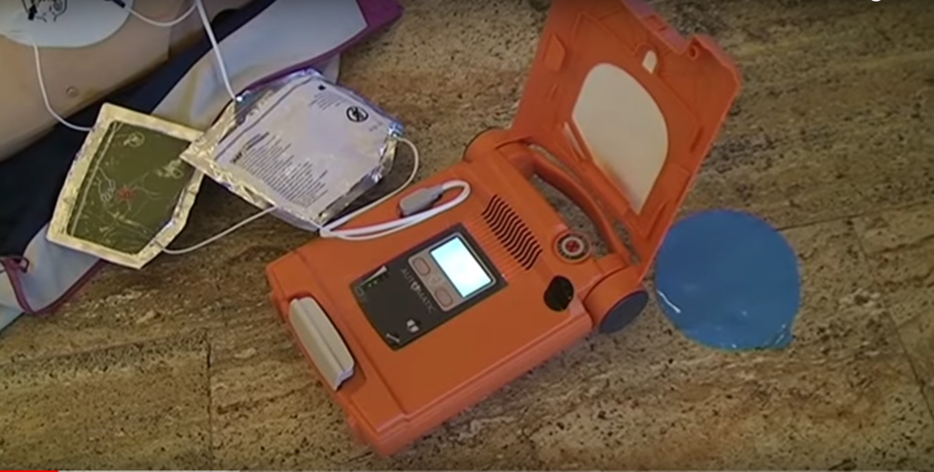 Defibrillator kann Leben retten