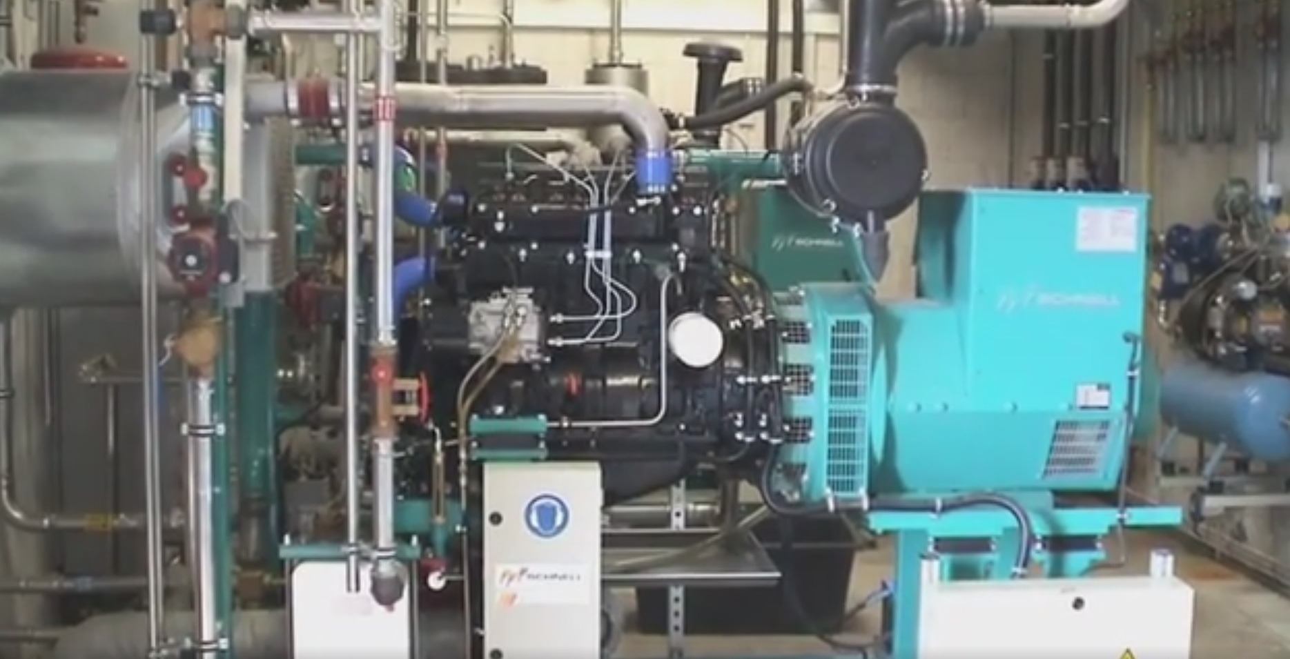 Biogasanlage erzeugt Strom