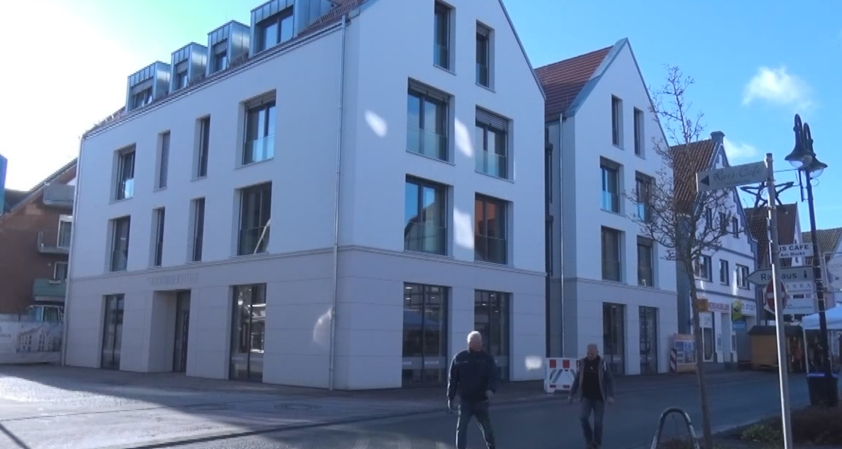 Stadtbibliothek an neuem Standort